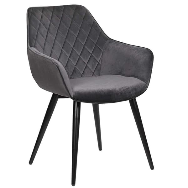 Rootz Velvet -ruokailutuoli - Ergonominen tuoli - Tyylikäs istuin - Mukava, kestävä, säädettävä - 84 cm x 41 cm x 45 cm