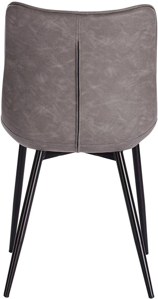 Rootz Set med 2 matstolar - Elegant sittplats - Bekväma stolar - Imiterat läder - Ergonomiskt och hållbart - Halkfritt - 46 x 40,5 cm sits