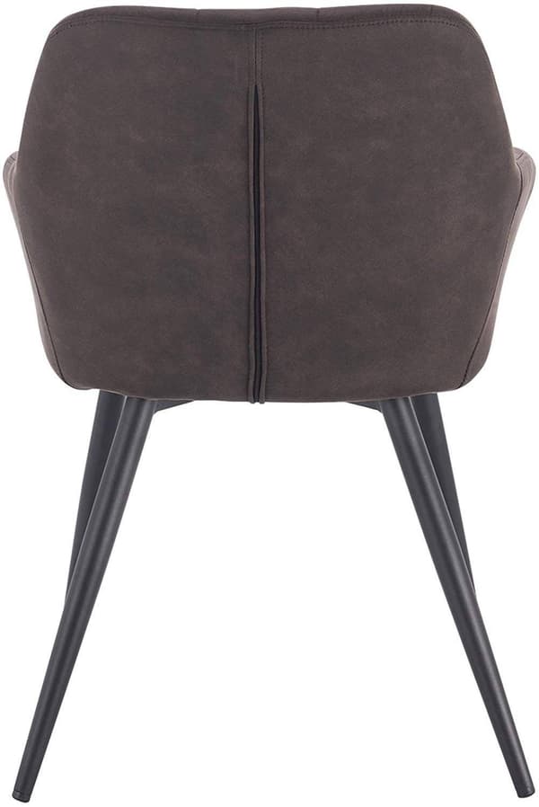 Rootz Modern ruokatuoli - Mukava tuoli - Ergonominen istuin - Tiheä vaahto - Kestävät metallijalat - Liukumattomat lattiasuojat - 49 cm x 43 cm x 81 c