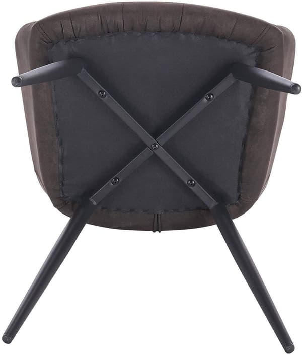 Rootz Modern ruokatuoli - Mukava tuoli - Ergonominen istuin - Tiheä vaahto - Kestävät metallijalat - Liukumattomat lattiasuojat - 49 cm x 43 cm x 81 c