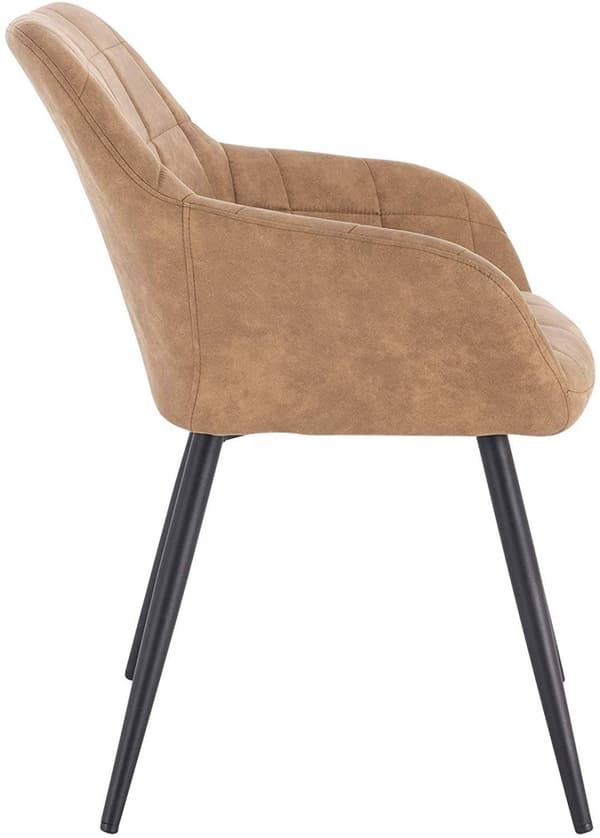 Rootz Modern stoppad matstol - Bekväm stol - Snygga sittplatser - Ergonomisk design, hållbar konstruktion, enkel montering - 49cm x 43cm x 81cm
