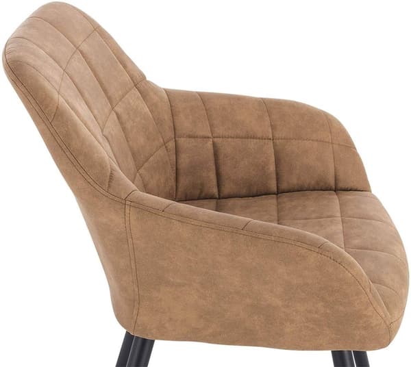 Rootz Modern stoppad matstol - Bekväm stol - Snygga sittplatser - Ergonomisk design, hållbar konstruktion, enkel montering - 49cm x 43cm x 81cm