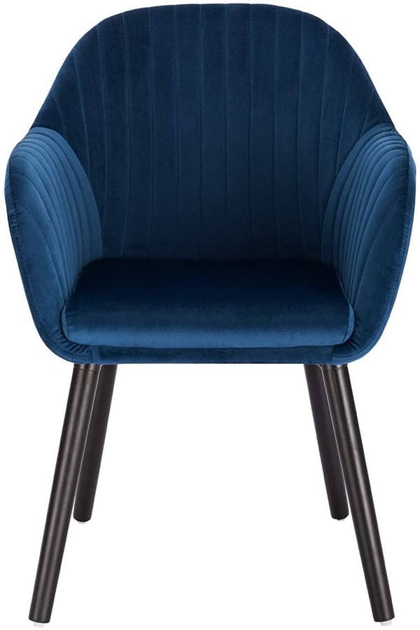 Rootz Ergonomic Velvet Spisestuestol - Komfortabel stol - Stilfuld siddeplads - Højdensitetsskum - Nem montering - Understøtter op til 120 kg - 81 cm