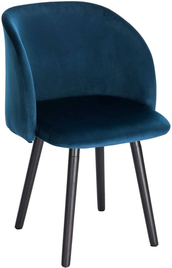 Rootz Ergonomic Velvet -ruokailutuoli - Comfort-tuoli - Tyylikäs istuin - Ergonominen tuki - Laadukkaat materiaalit - Monipuolinen muotoilu - 45 cm x