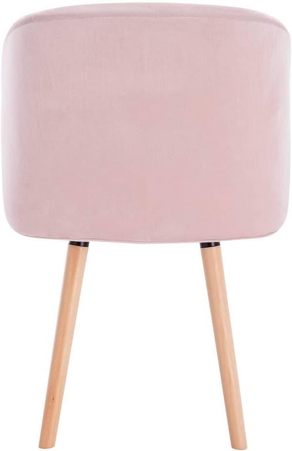 Rootz Ergonomic Dining Chair - Komfortstol - Stilfulde siddepladser - Fløjlsbetræk - Rygstøtte - Holdbar konstruktion - Anti-Slip puder - 45cm x 46cm