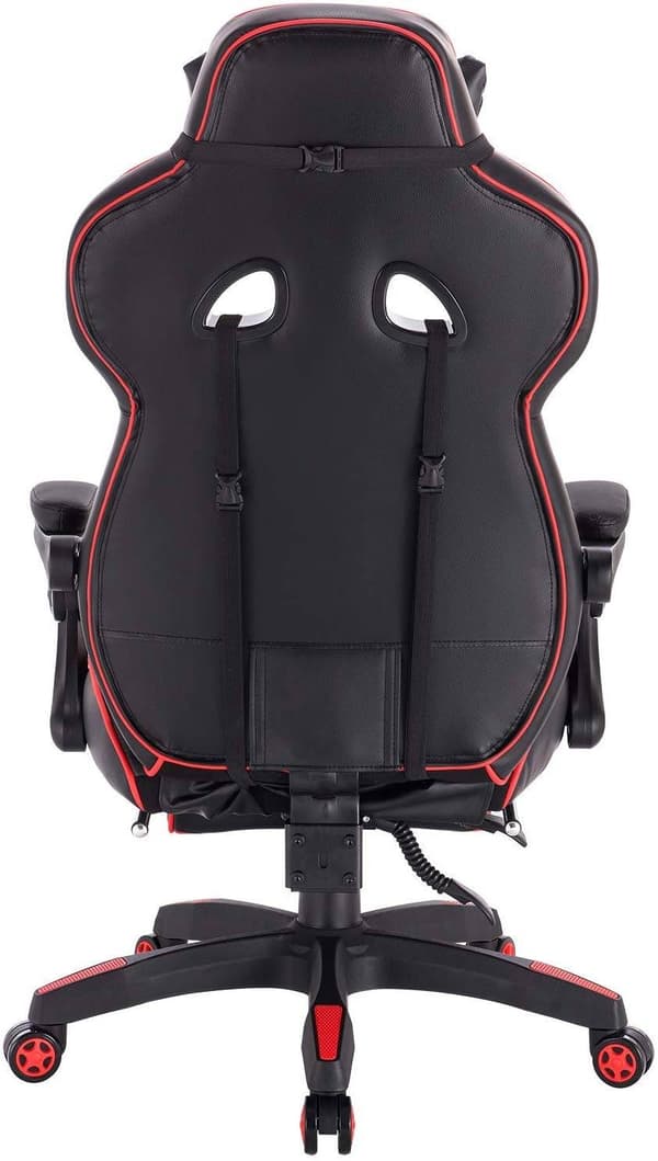 Rootz Ultimate Gaming Chair - Kontorstol - Ergonomisk computerstol - Justerbar, holdbar, nem montering - 121cm-128cm x 45cm-52cm