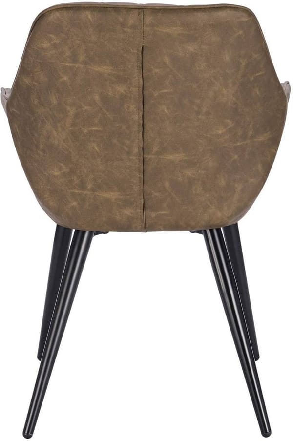 Rootz Sæt med 2 polstrede spisestuestole - Lænestole - Imiteret læderstole - Komfortabelt ergonomisk design - Holdbar konstruktion - Justerbar stabili