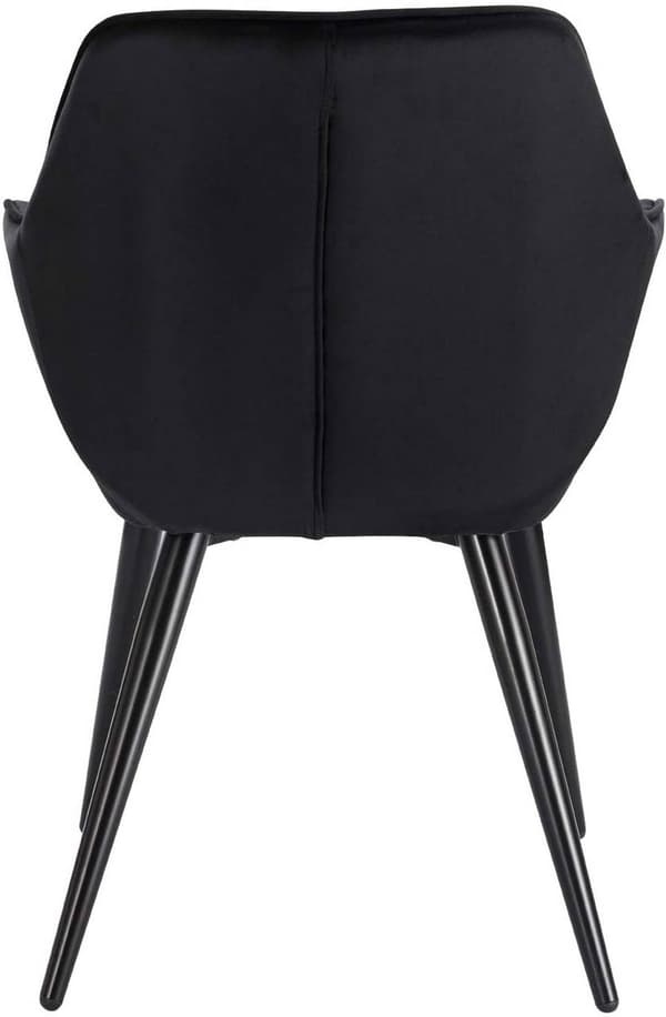 Rootz Velvet spisestuestol - Polstret stol - Ergonomisk siddeplads - Superkomfortabel - Holdbar konstruktion - Justerbar stabilitet - 41cm x 45cm x 84