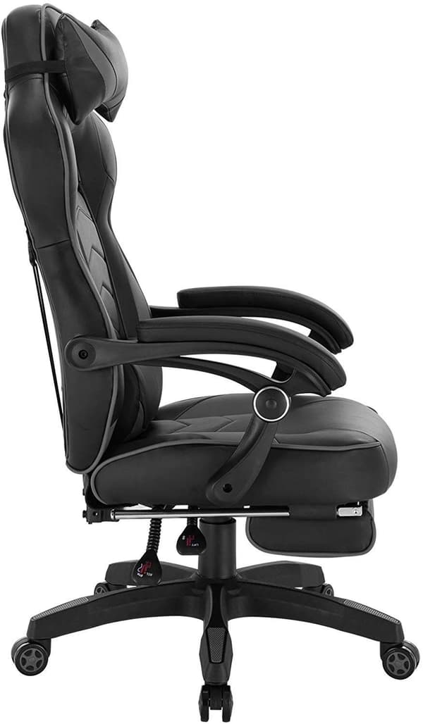 Rootz Ultimate Gaming Chair - Ergonomisk kontorstol - Justerbar computerstol - High-Density Foam Support - Justerbar højde 121cm-128cm - Sæde 56cm x 4