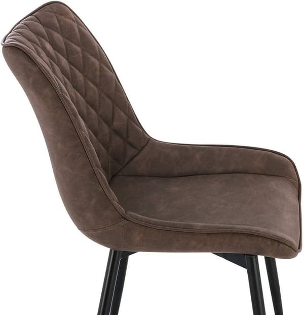 Rootz 4 ruokapöydän tuolin setti - Modernit tuolit - Tyylikkäät istuimet - Kestävää keinonahkaa - Ergonominen muotoilu - Helppo koota - 85,5 cm x 46 x