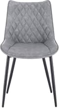 Miniatyrbillede 3 af 9: Rootz Sæt med 4 spisestuestole - Køkkenstole - Kontorstole - Ergonomisk design - Slidstærkt kunstlæder - Nem montering - 46 x 40,5 cm Sædestr.