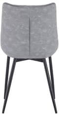 Miniatyrbillede 5 af 9: Rootz Sæt med 4 spisestuestole - Køkkenstole - Kontorstole - Ergonomisk design - Slidstærkt kunstlæder - Nem montering - 46 x 40,5 cm Sædestr.