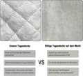Miniatyrbild 4 av 9: Rootz Luxurious Patchwork Sängöverkast - Täcke - Täcke - Vändbar design - Maskintvättbar - Slitstark - 150x200cm, 170x210cm, 220x240cm, 240x260cm