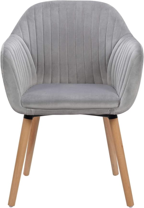 Rootz Ergonomic Dining Chair - Komfortstol - Snygga sittplatser - Sammetsklädsel - Enkel montering - Robust konstruktion - 81cm x 40cm x 47cm