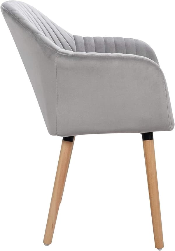 Rootz Ergonomic Dining Chair - Komfortstol - Snygga sittplatser - Sammetsklädsel - Enkel montering - Robust konstruktion - 81cm x 40cm x 47cm
