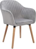 Miniatyrbild 1 av 5: Rootz Ergonomic Dining Chair - Komfortstol - Snygga sittplatser - Sammetsklädsel - Enkel montering - Robust konstruktion - 81cm x 40cm x 47cm