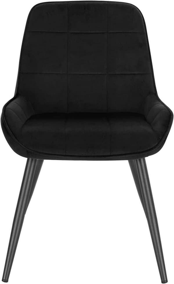 Rootz 6 ruokapöydän tuolin setti - Velvet Accent -tuolit - Pehmustetut tuolit - Ergonominen muotoilu, kestävä, lattiansuoja - 81,5 cm x 38 cm x 43 cm