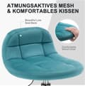 Miniatyrbillede 4 af 8: Rootz Velvet Kontorstol - Skrivebordsstol - Justerbar drejestol - Stilfuld, komfortabel, Ergonomisk - 56,5-68 cm x 38 cm x 31 cm