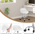 Pikkukuva 4 / 7: Rootz säädettävä kääntyvä toimistojakkara - Työtuoli - Pyörivä tuoli - Ergonominen muotoilu - Korkeussäädettävä - Mukava istuvuus - 53cm-65,5cm Korkeu