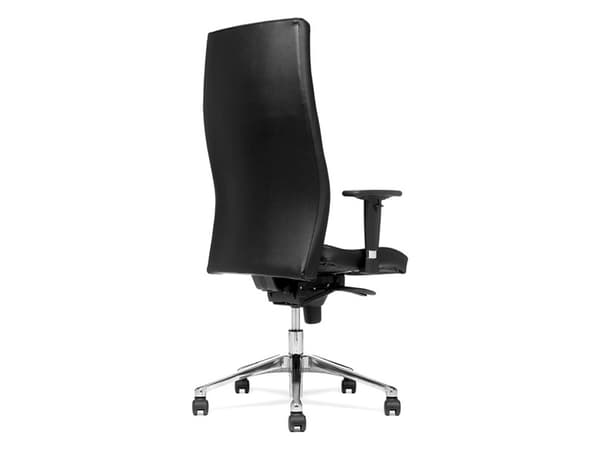 Kontorstol Nero HighBack, Sort skind