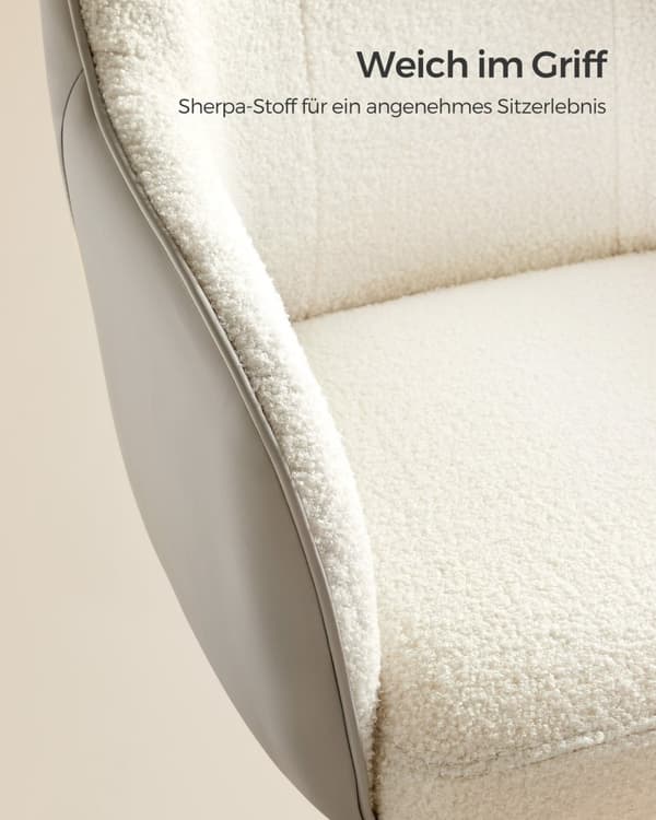 Rootz Swivel Chair - Lounge Chair - Kontorsstol - Stålstomme - Sammetsklädsel - Justerbar höjd - 64cm x 64cm x (83-93)cm