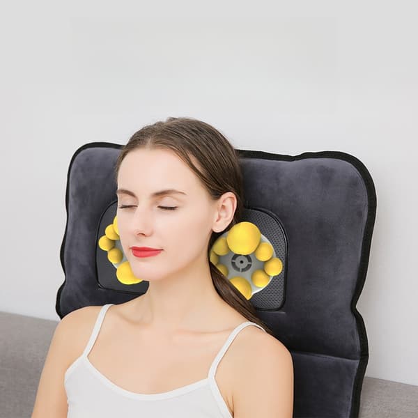 INF Lyxig Shiatsu massagematta med värme