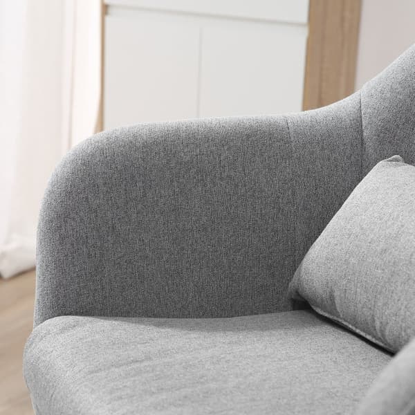 Rootz arbetspall - Snurrstol - Bänkstol - Barstol - Justerbar i höjdled - 360° vridbar - Maximal komfort - 60W x 60D x 79-91H cm - Linneliknande polye