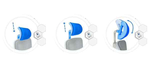 ZEO ergonomisk lænestol - grå