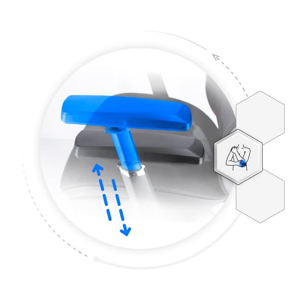 NEOVA ergonomisk fåtölj - svart