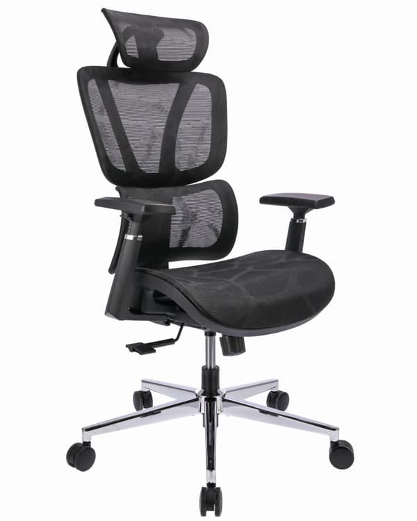 NEOVA ergonomisk fåtölj - svart