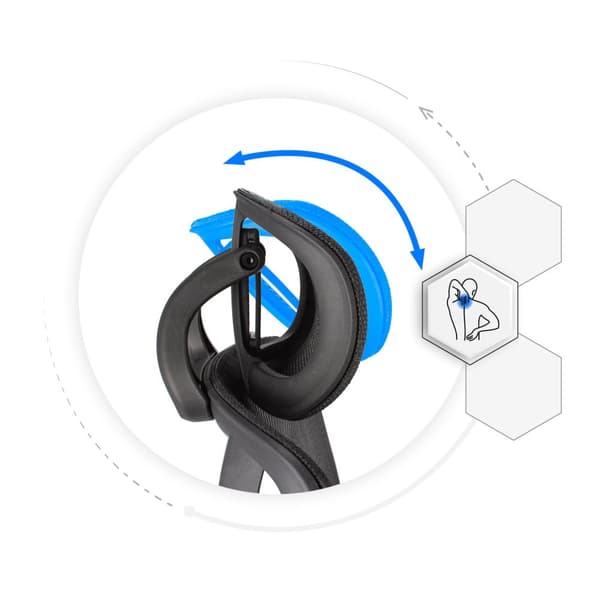 NEOVA ergonomisk fåtölj - svart