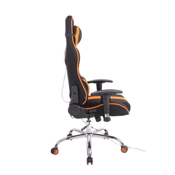 Kontorsstol - CLP - Limit XM - Tyg - Svart - Orange - Ergonomisk och uppvärmd