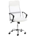 Miniatyrbild 1 av 4: Washington Ergonomic Mesh Kontorsstol med metallben, vit