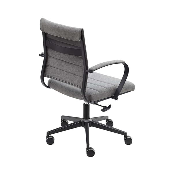 Kontorsstol Cádiz Antracit - Tyg - Black Steel Edition
