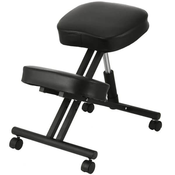 265 lbs lastkapacitet ergonomisk knästol med låsbara hjul, bekväm knäpall med justerbar vinkel och höjd, lätt att installera