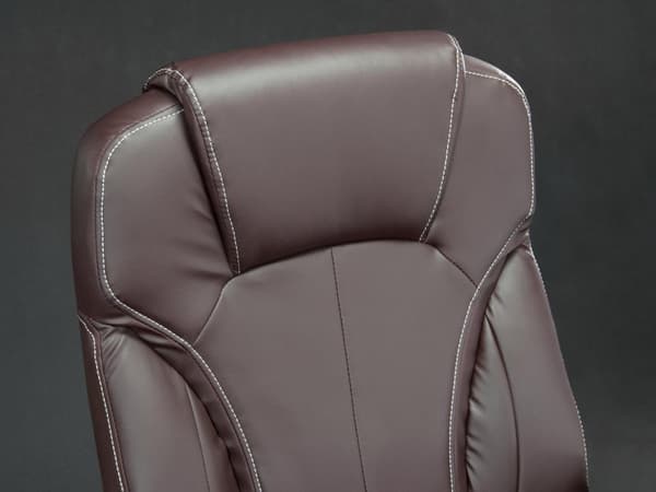 Sofotel EG-222 kontorsstol i brunt läder