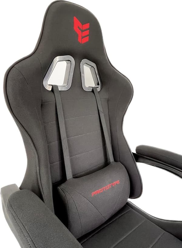 HERO ENZO BLACK FABRIC kääntyvä pelituoli