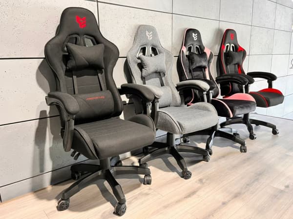 HERO ENZO BLACK FABRIC kääntyvä pelituoli