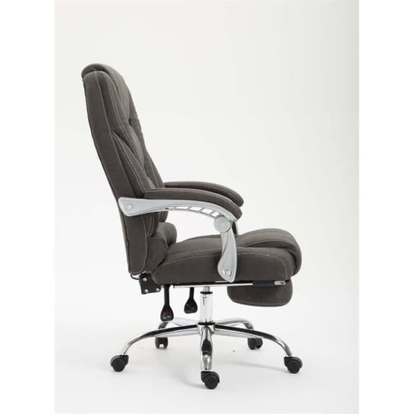 Kontorsfåtölj - CLP - Pacific - Tyg - Mörkgrå - Ergonomisk