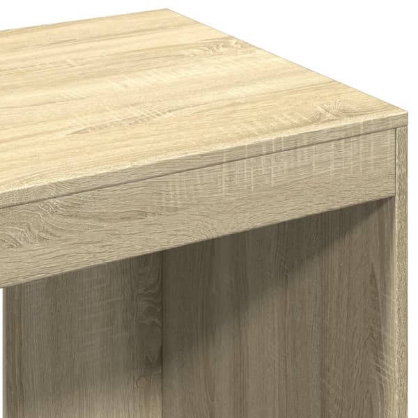vidaXL Skrivebord sonoma eik 103,5x56,5x94 cm konstruert tre