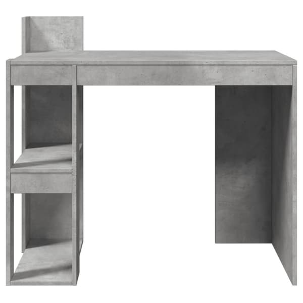 vidaXL Työpöytä betoninharmaa 103,5x56,5x94 cm tekninen puu