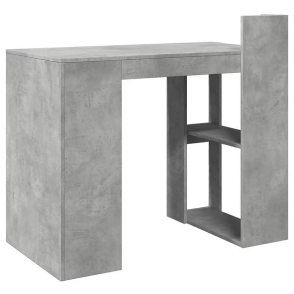 vidaXL Työpöytä betoninharmaa 103,5x56,5x94 cm tekninen puu
