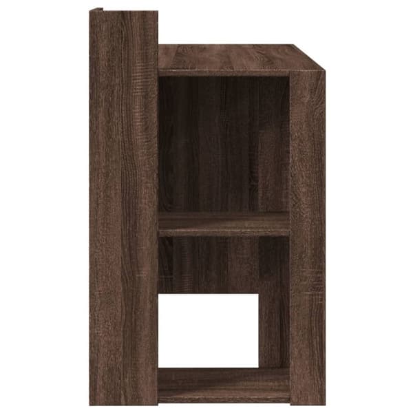 vidaXL Työpöytä ruskea tammi 103,5x56,5x94 cm tekninen puu