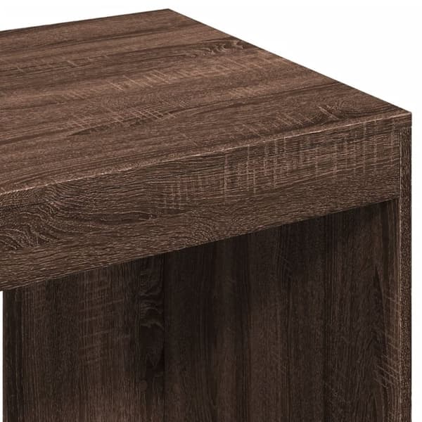 vidaXL Työpöytä ruskea tammi 103,5x56,5x94 cm tekninen puu