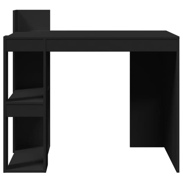 vidaXL Työpöytä musta 103,5x56,5x94 cm tekninen puu