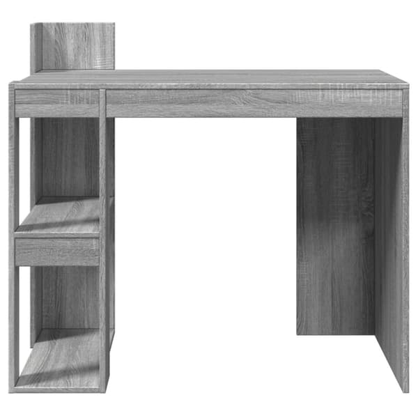 vidaXL skrivebord 103,5x56,5x94 cm konstrueret træ grå sonoma-eg