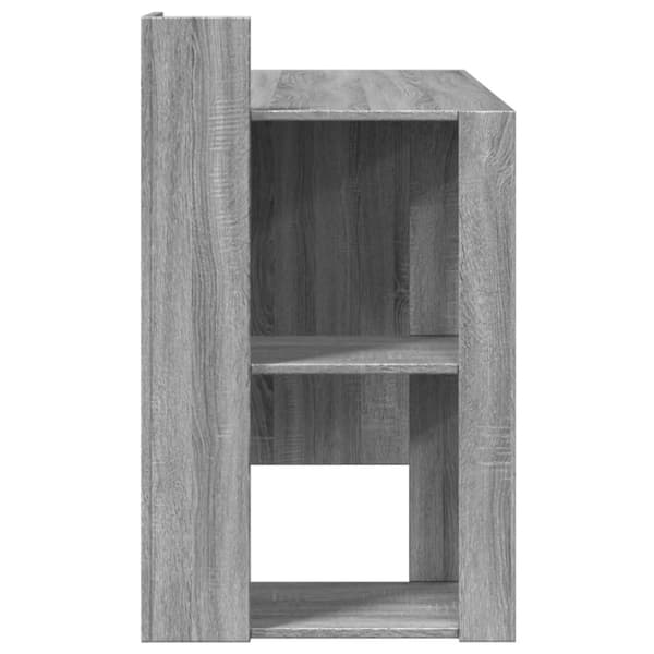 vidaXL skrivebord 103,5x56,5x94 cm konstrueret træ grå sonoma-eg