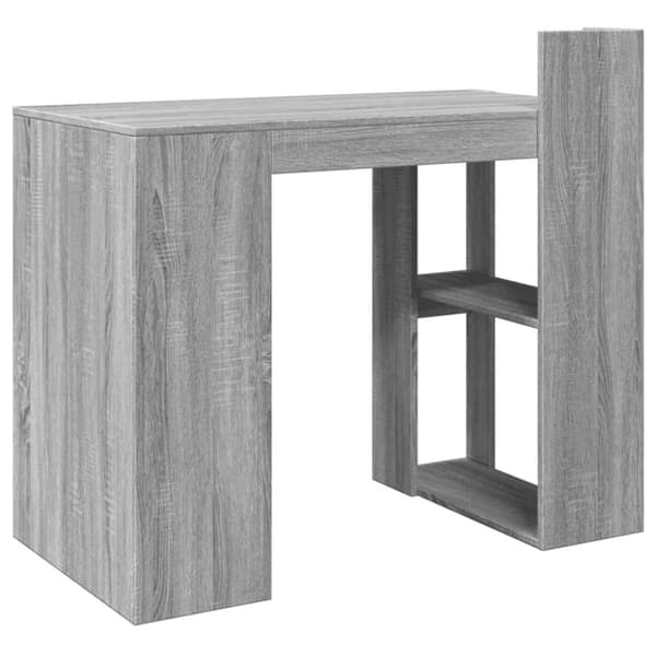 vidaXL skrivebord 103,5x56,5x94 cm konstrueret træ grå sonoma-eg