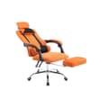 Miniatyrbild 1 av 4: Kontorsfåtölj - CLP - Fellow - Orange - Justerbar i höjdled - Med armstöd - Integrerat fotstöd