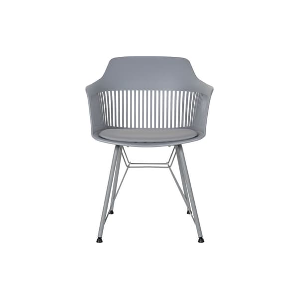 Stol DKD Home Decor Ljusgrå 56 x 53 x 81 cm